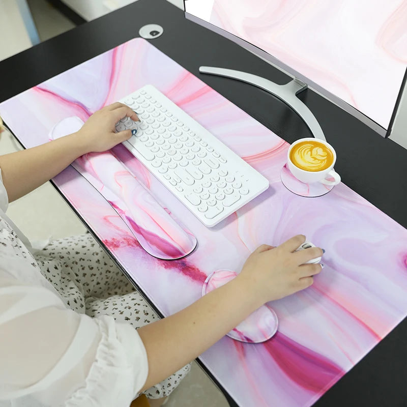 4pcs Keyboard Mouse Pad Set