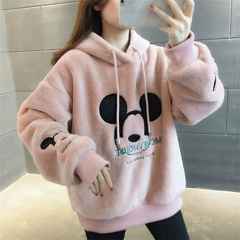 Disney Cute Mickey Minnie Mouse Hoodies