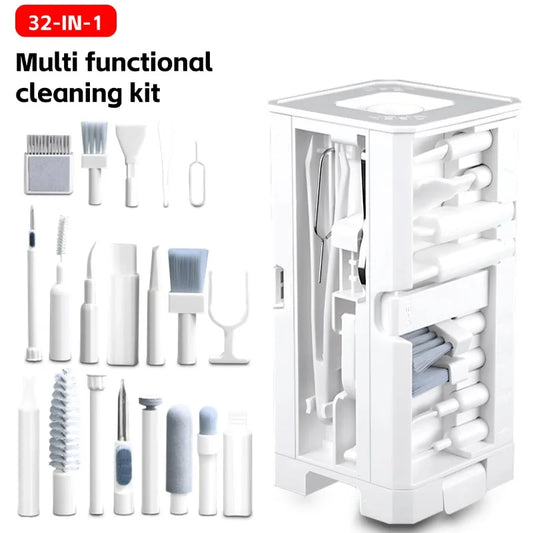 Multifunctional Earphone Cleaning Kit Computer Keyboard Cleaner Brush Clean Pen Keycap Puller