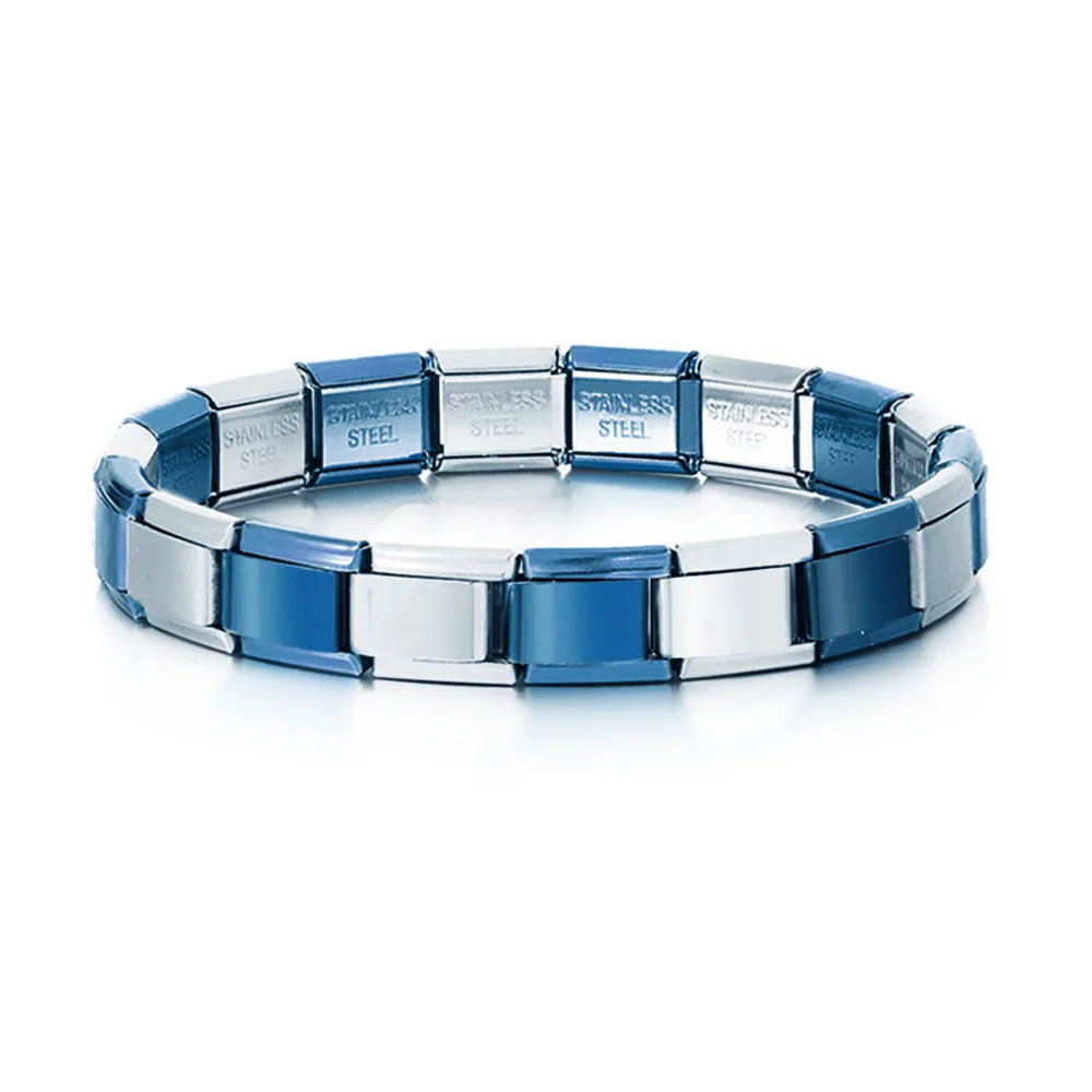 Trendy Square Italy Stainless Steel Bracelets