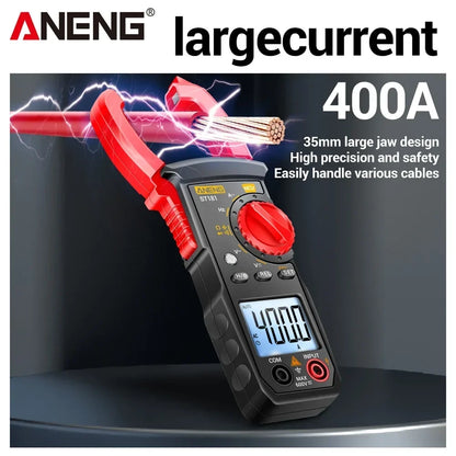 ANENG ST181 Digital Clamp Meter Multimeter AC Voltage 4000 Counts Multimeter Tester Amp Hz Capacitance NCV Ohm Test Tools