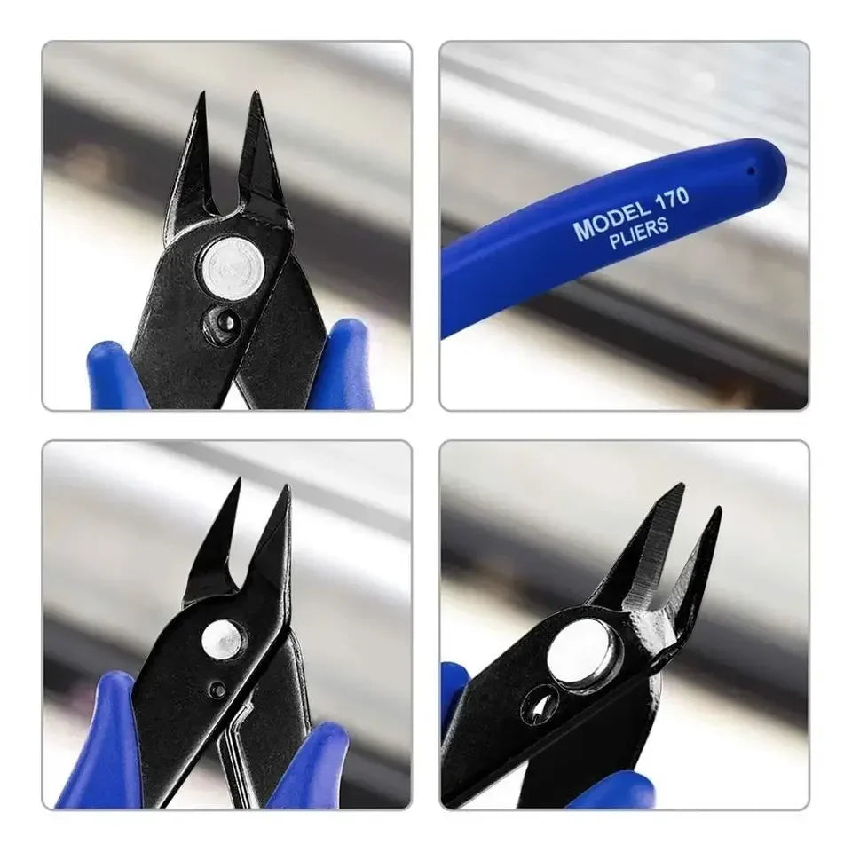 170 Wire Cutter DIY Trimmer Diagonal Side Cutting Cable Nippers