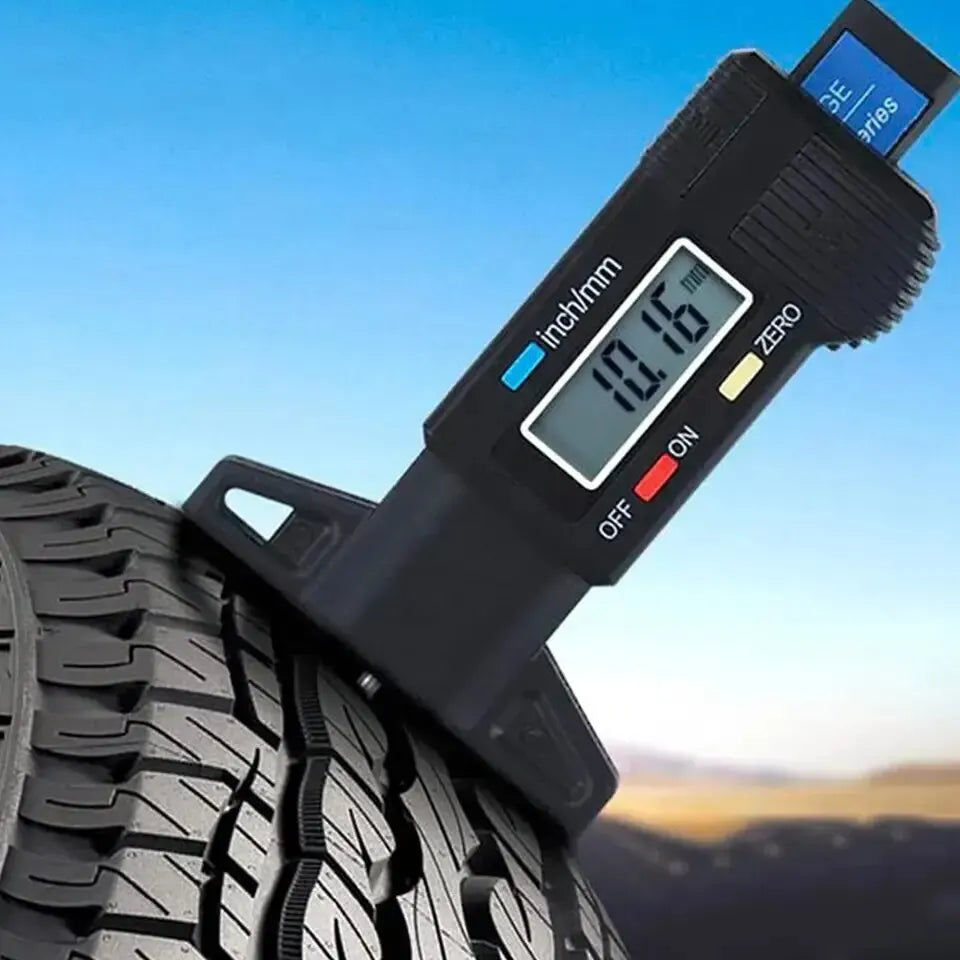 Digital Depth Gauge Caliper Tread Depth Gauge LCD