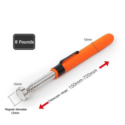 Mini Portable Telescopic Magnetic Pen Handy Tool with Light