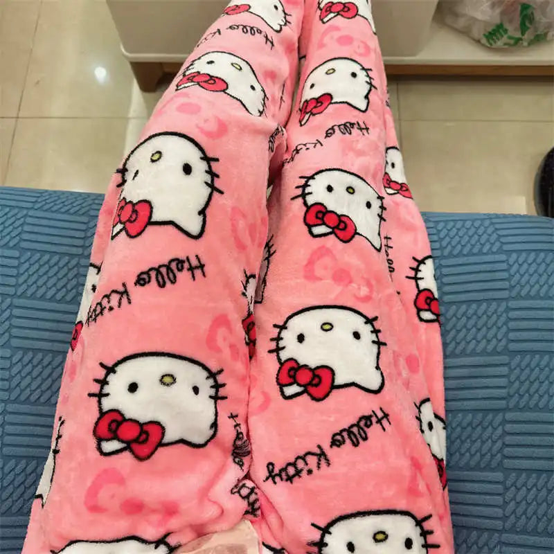 Thicken Hello Kitty Pajama Pants