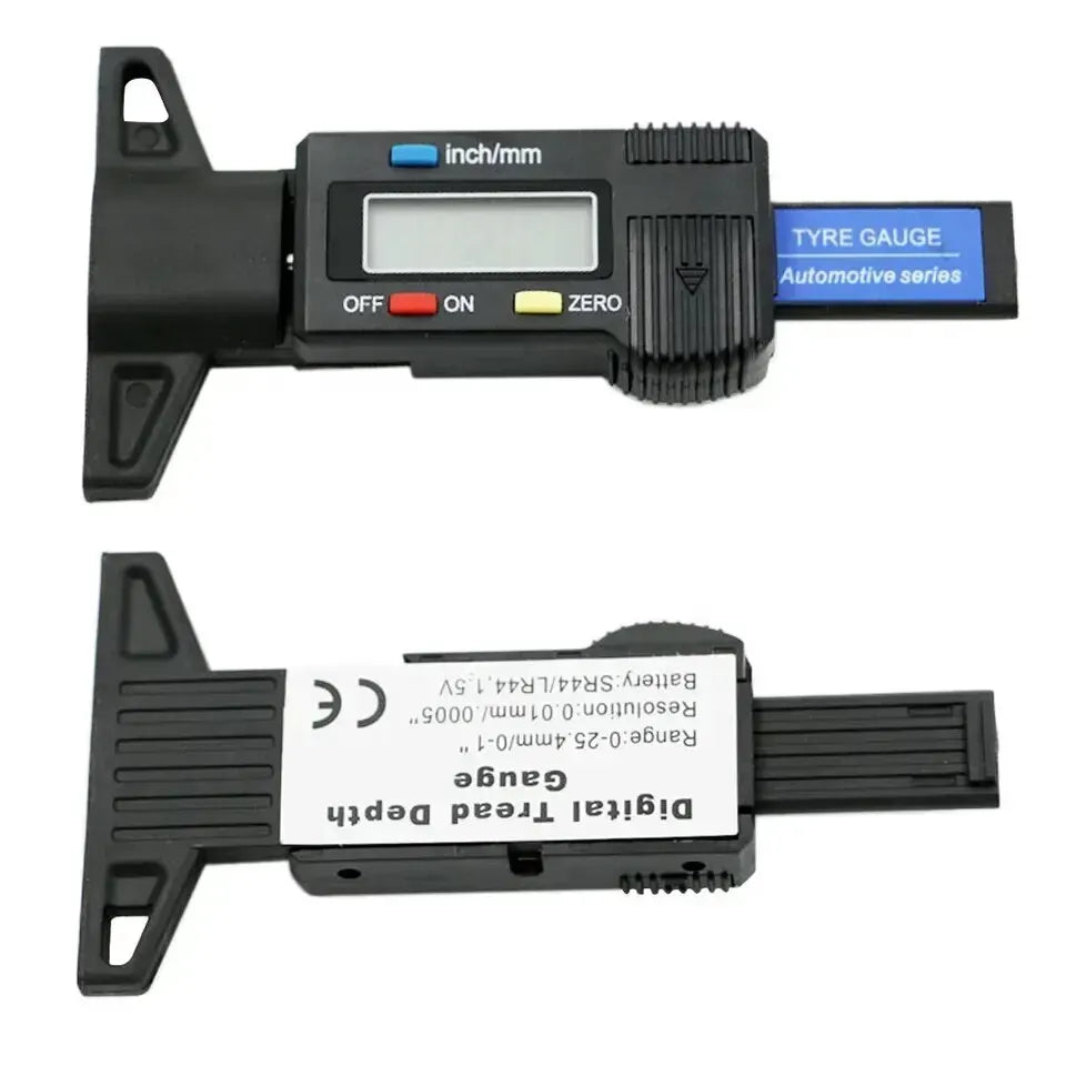 Digital Depth Gauge Caliper Tread Depth Gauge LCD