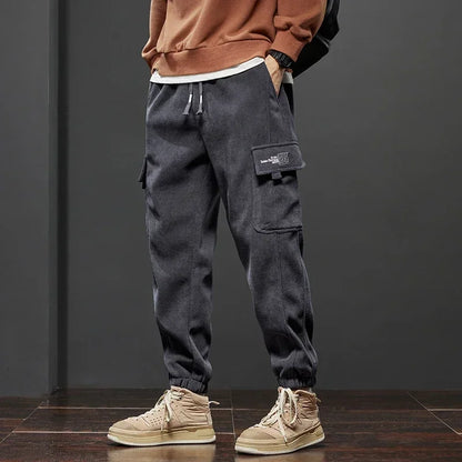 Spring Autumn New Style Elastic Waist Casual Pants for Men