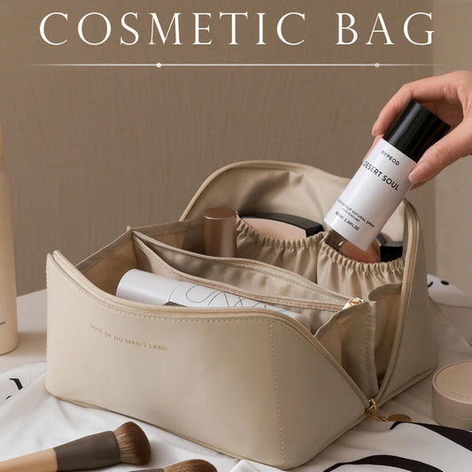 Cosmetic Bag PU Leather Large-capacity