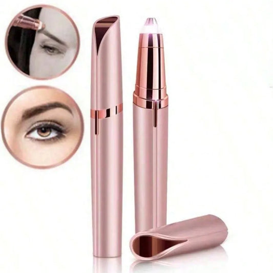 1 Pc Electric Eyebrow Trimmer Instant &  Eye Brow Hair Remover Razor For Women Facial Hair Removal Tool