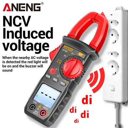 ANENG ST181 Digital Clamp Meter Multimeter AC Voltage 4000 Counts Multimeter Tester Amp Hz Capacitance NCV Ohm Test Tools