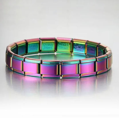 Trendy Square Italy Stainless Steel Bracelets