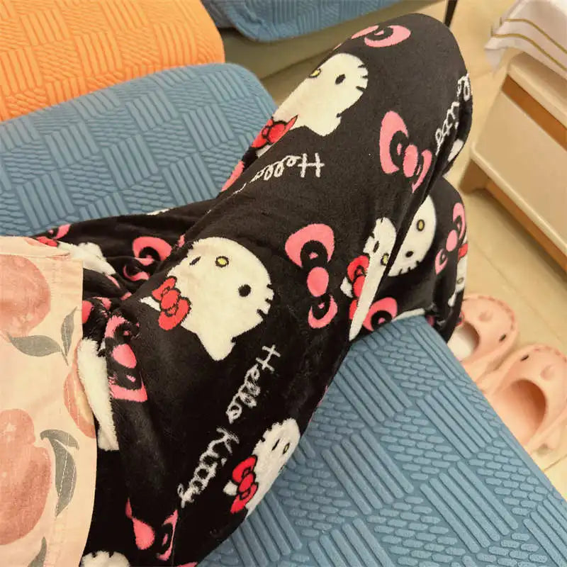 Thicken Hello Kitty Pajama Pants