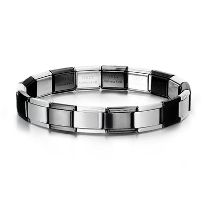 Trendy Square Italy Stainless Steel Bracelets