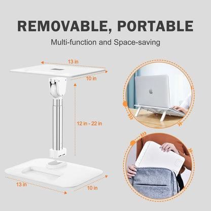 Eary Portable Laptop Stand for Desk Adjustable Height Table Desk