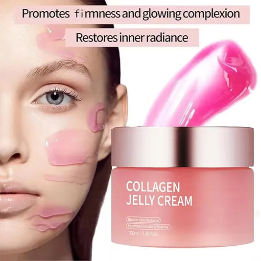 Facial Micro-needle Essence Shrinks Pores Remove Comedones Collagen Jelly Cream Nourishes Moisturizes Smooth Facial Skin Care